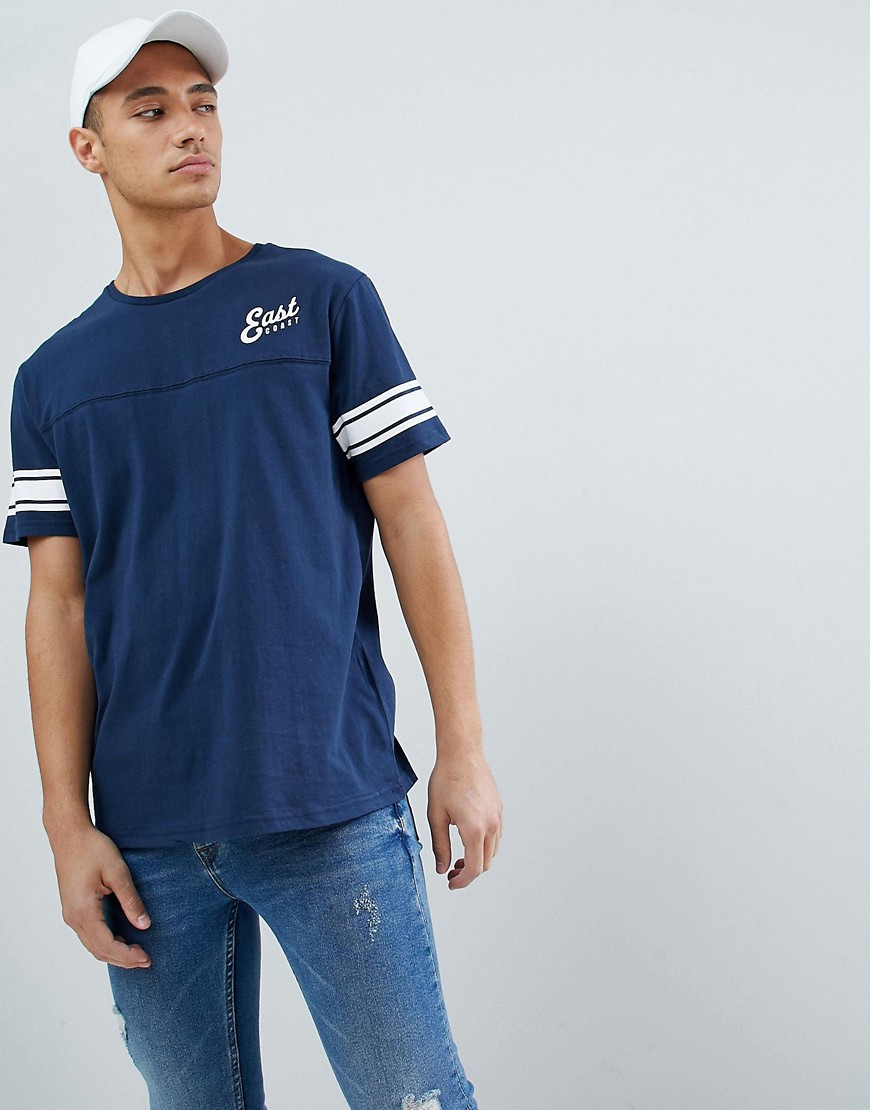 Pier One East Coast T-Shirt In Navy - Navy