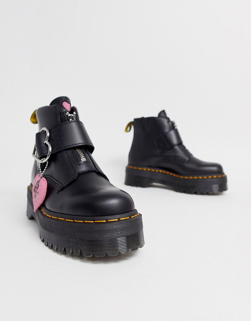 Dr. Martens x Lazy Oaf chunky Buckle Boot