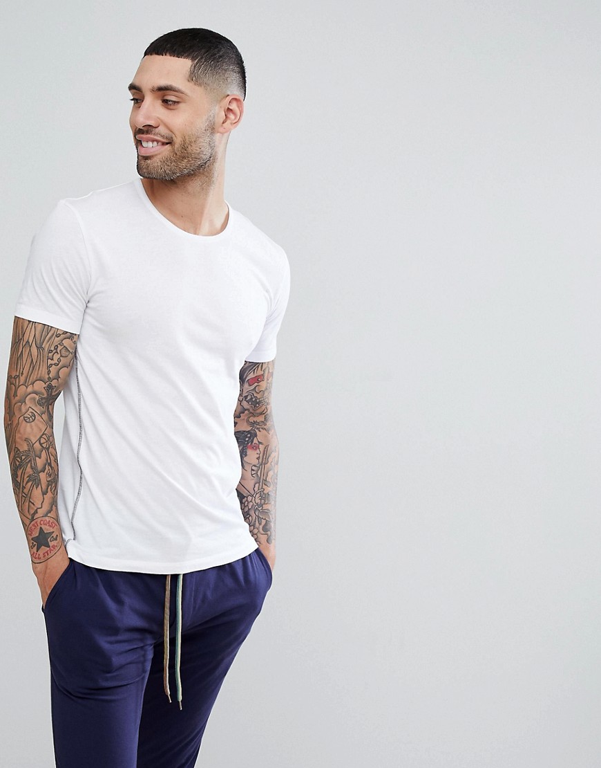 Paul Smith Lounge Jersey T-Shirt In White - White