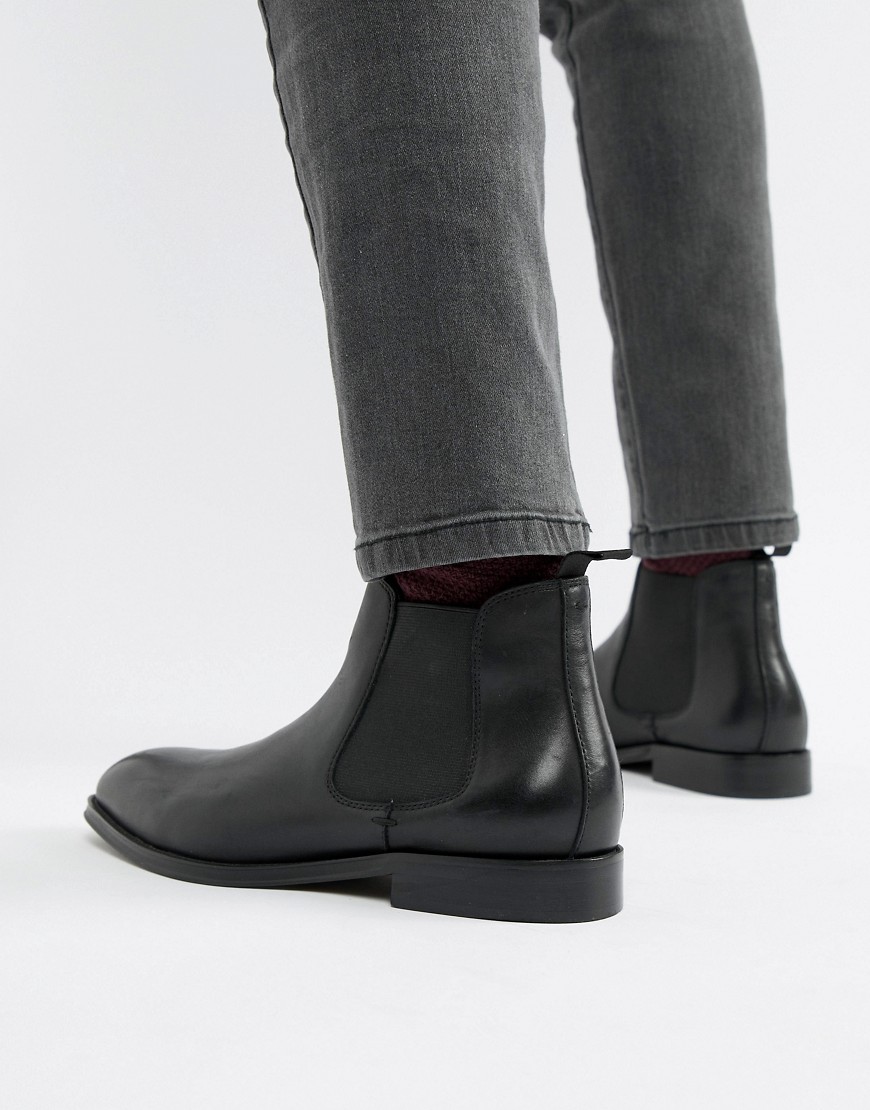 Office Imbark chelsea boots in black leather