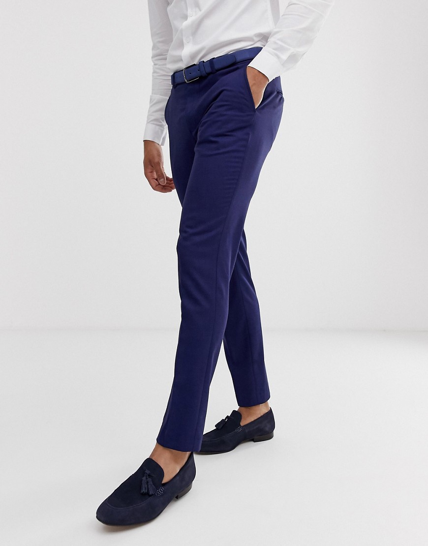 Selected Homme slim suit trouser in blue