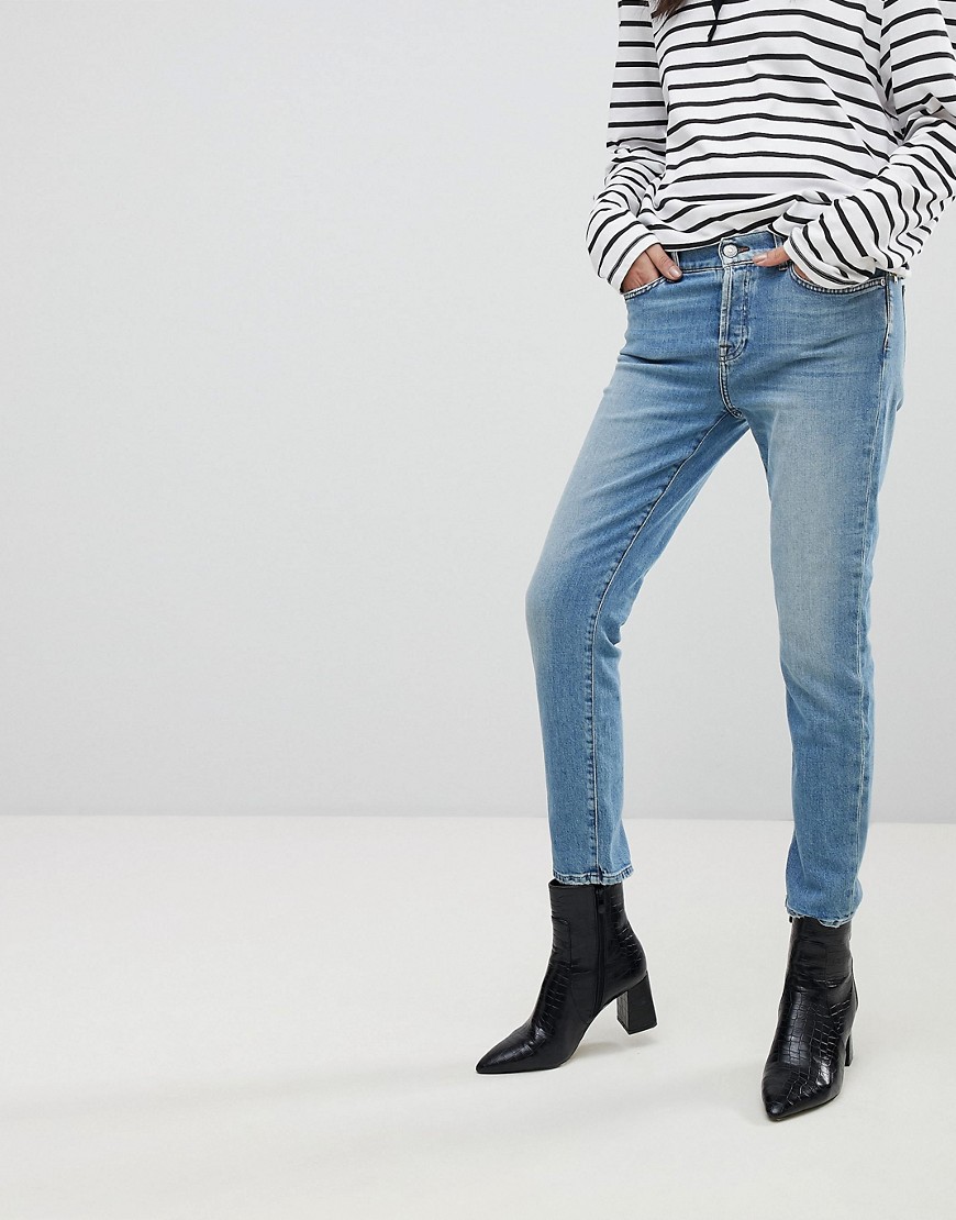 7 For All Mankind Josefina Fitted Boyfriend Jeans