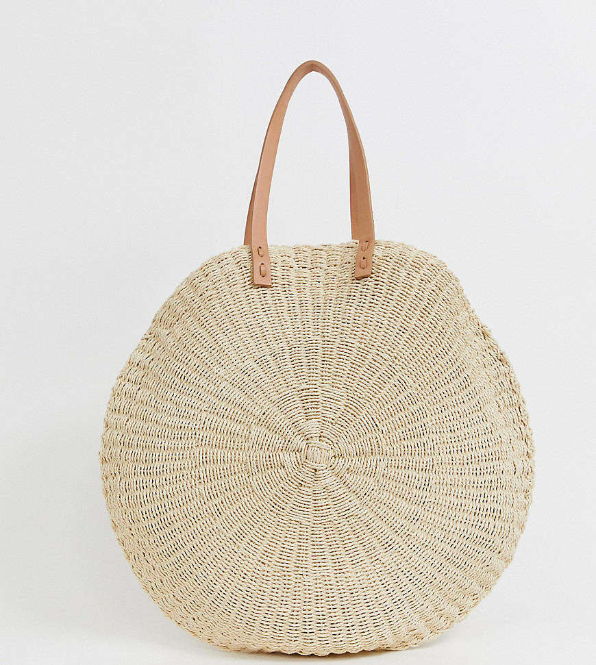 South Beach Exclusive extra large straw beach bag