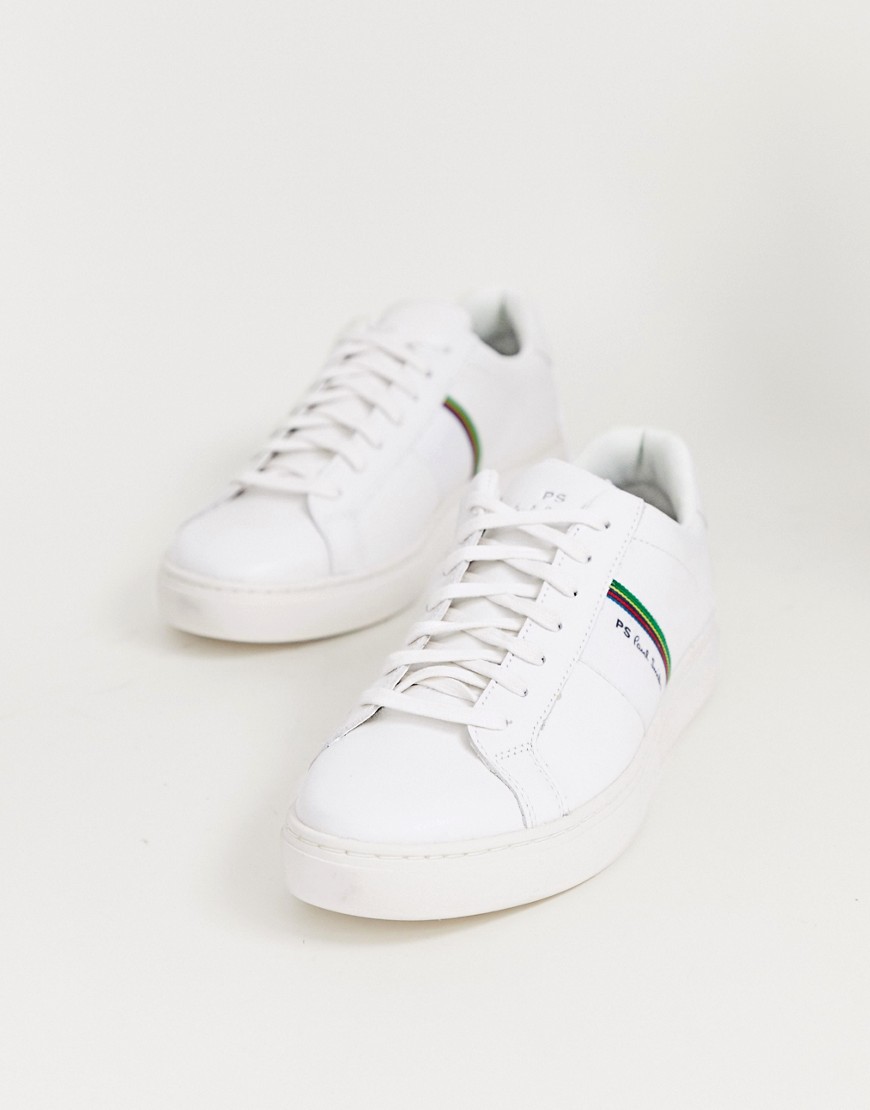 PS Paul Smith Rex leather trainer in white