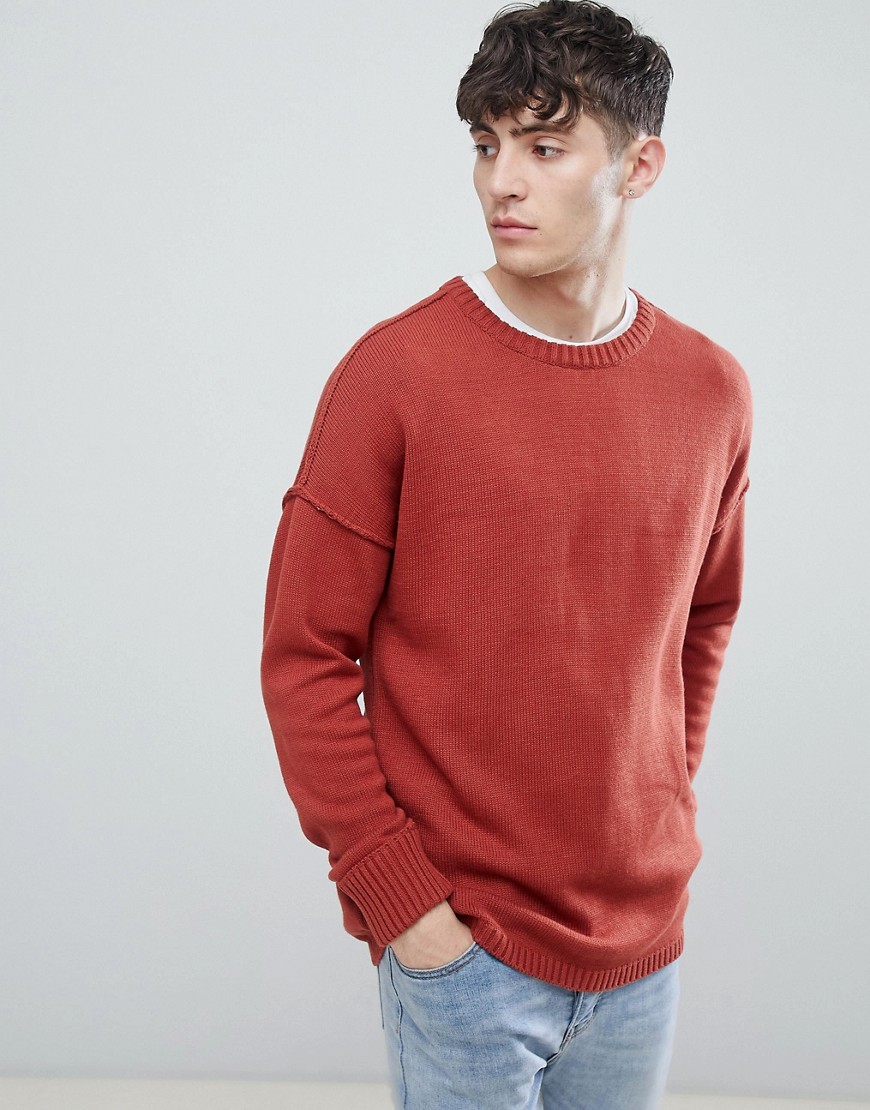 Another Influence Drop Shoulder Knitted Jumper