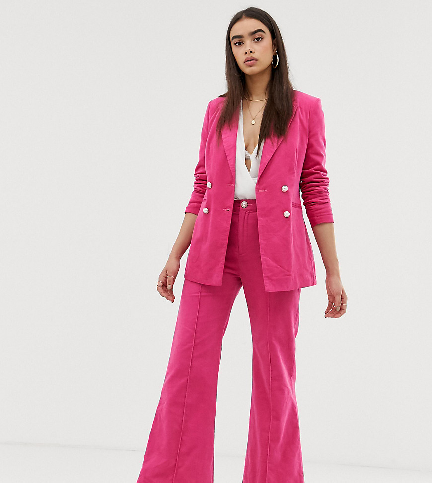 UNIQUE21 flared trousers in cord co-ord
