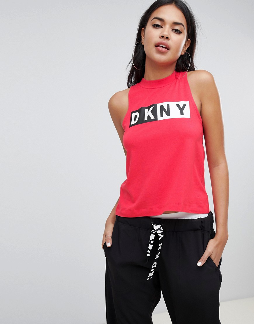 DKNY high neck sleeveless top