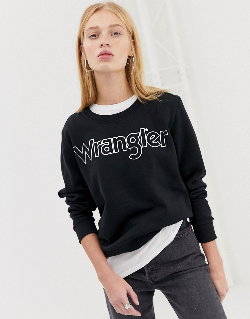 Wrangler metallic logo sweatshirt