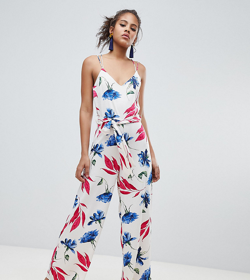 Y.A.S Tall Bold Floral Wideleg Jumpsuit