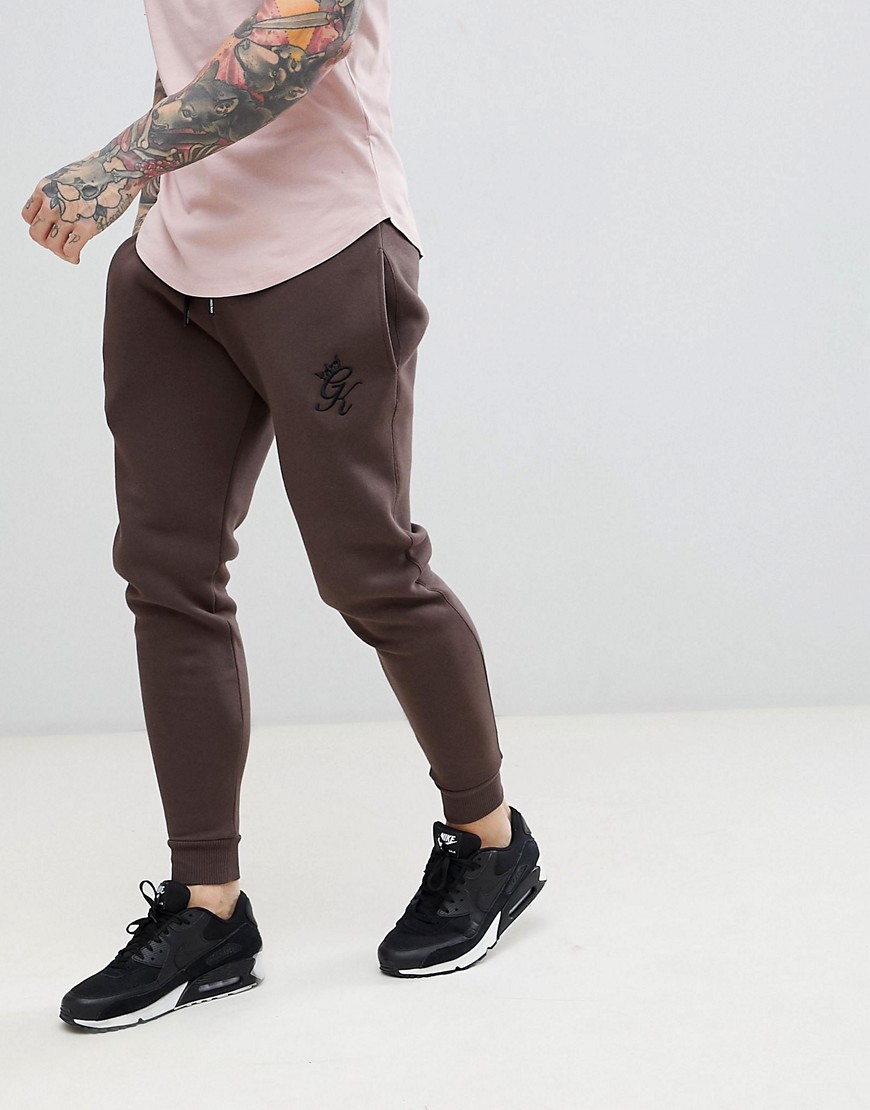 Темно-коричневые спортивные штаны Gym King - Коричневый 