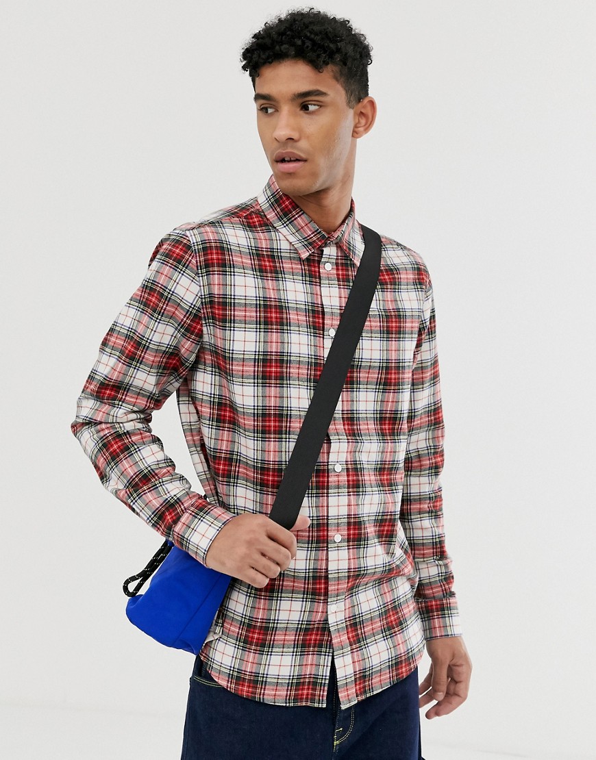 Cheap Monday check shirt in red