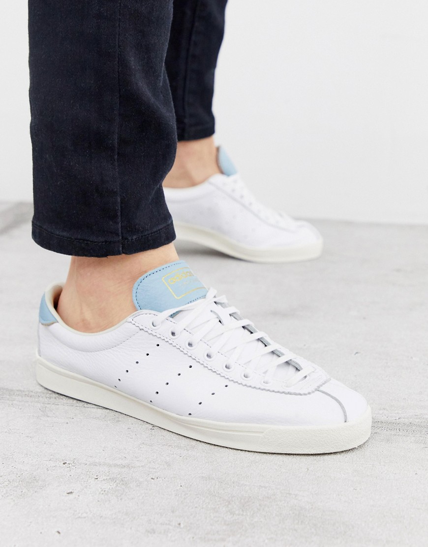 adidas Originals Lacombe leather trainers white