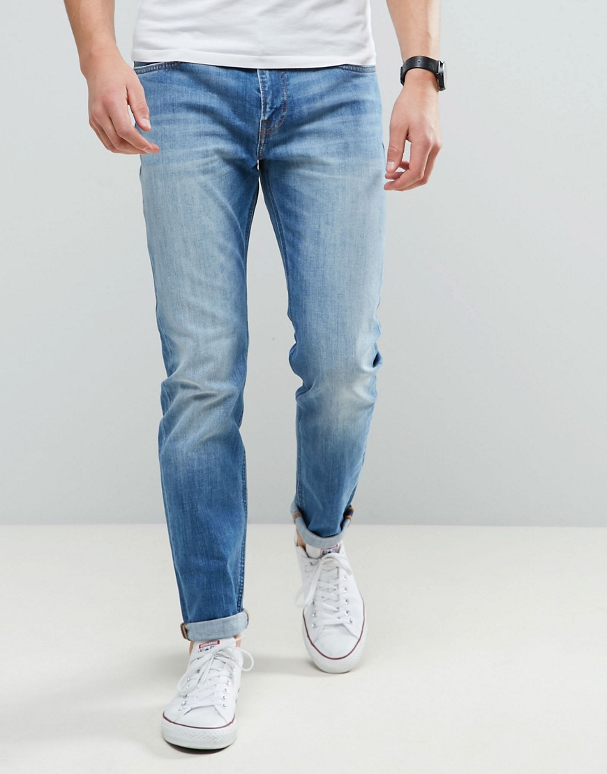 Lee Arvin Regular Taper Jeans Worn in Wash - Worn in