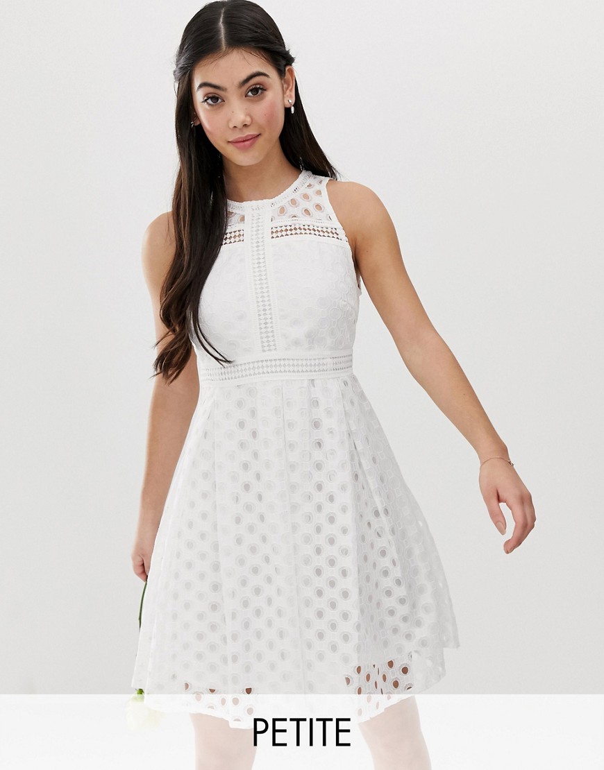 Y.A.S Petite Bridal lace skater dress