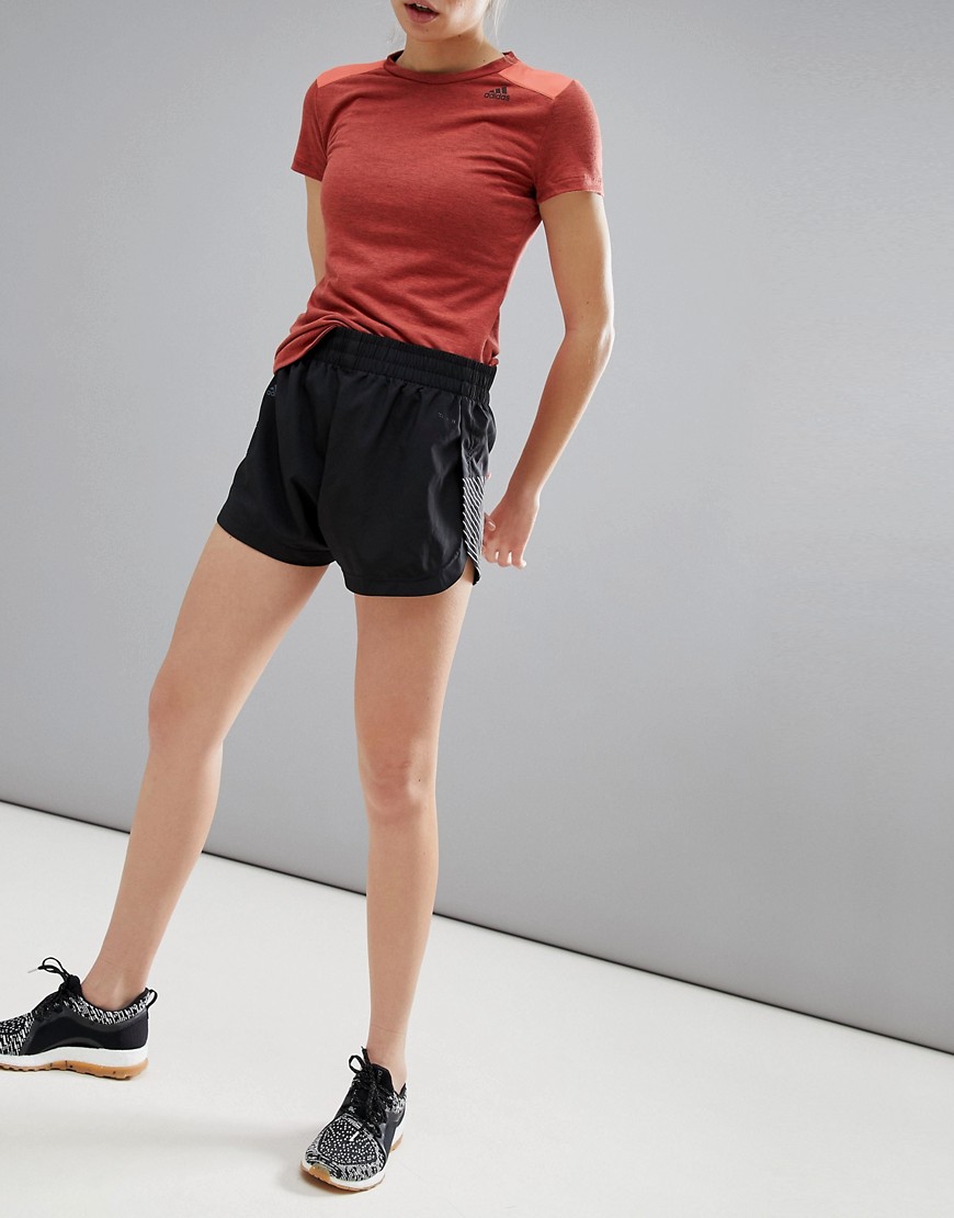 adidas Training Logo Shorts In Black