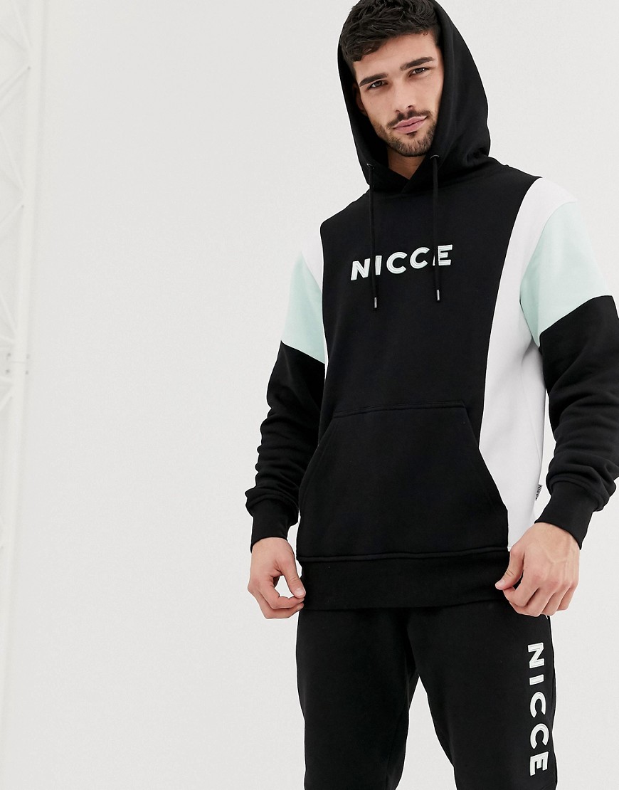 Nicce hoodie with logo in black