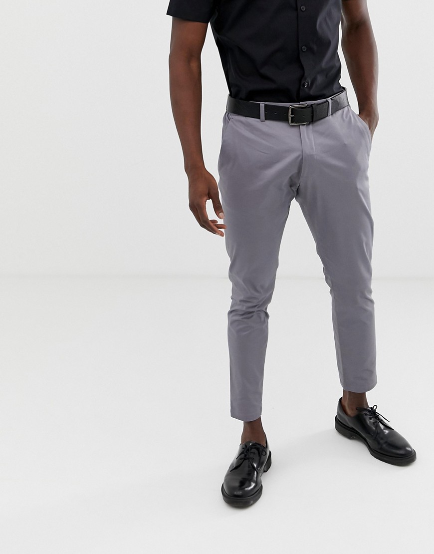 Esprit slim fit suit trouser in grey
