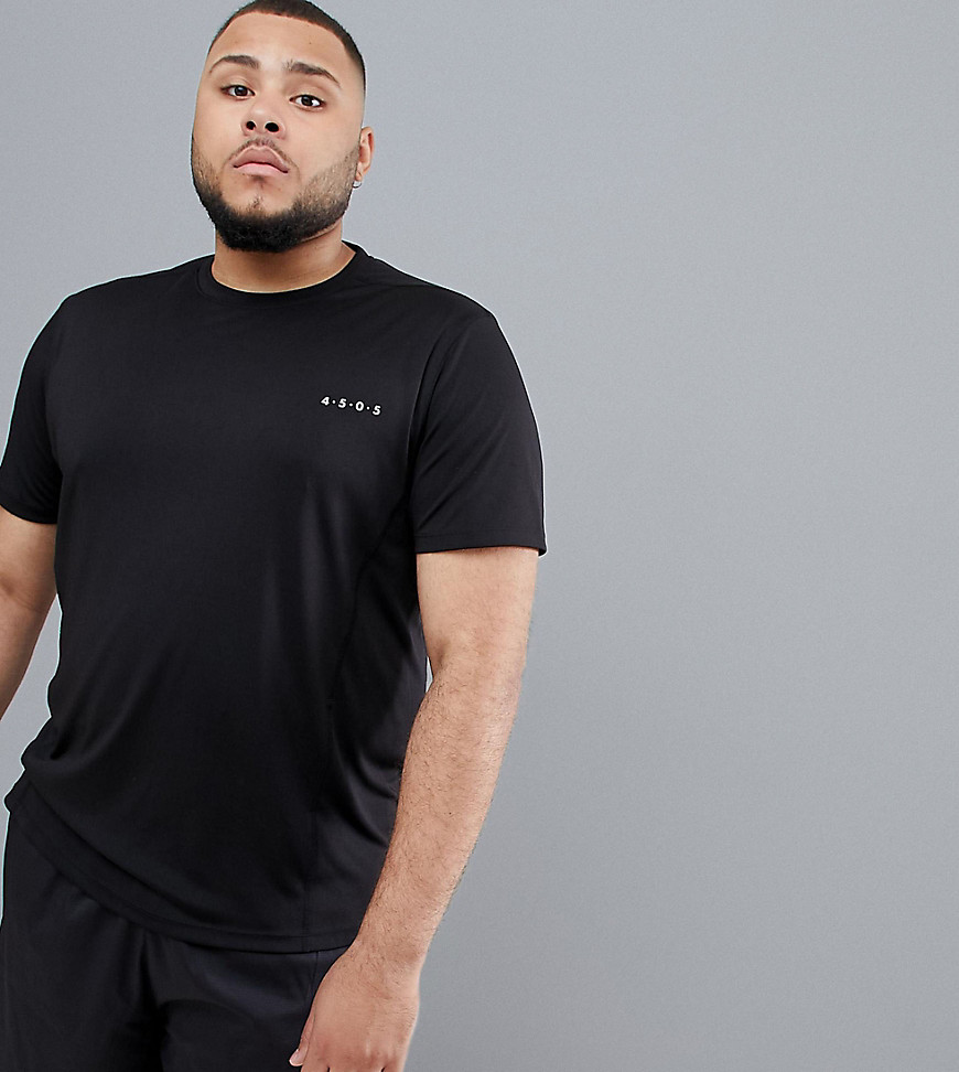ASOS 4505 Plus t-shirt with quick dry in black