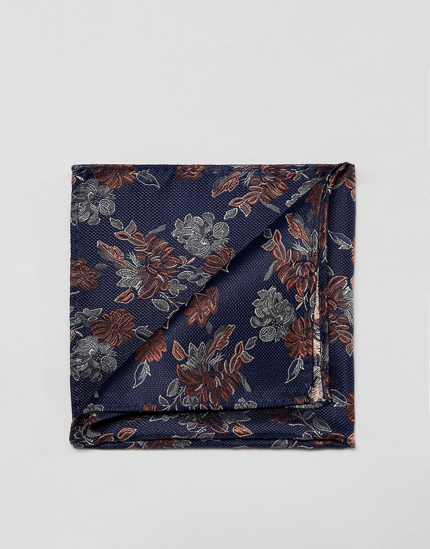 French Connection floral pocket square
