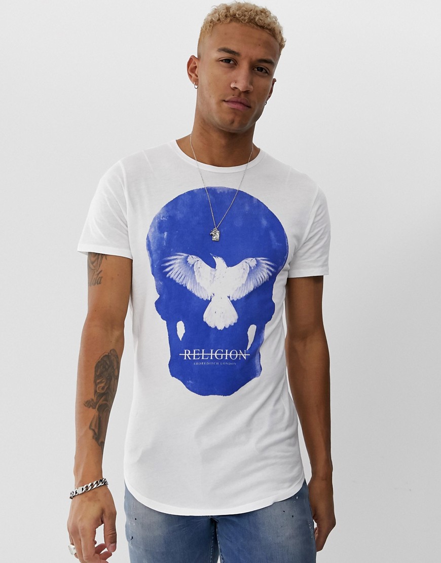 Religion t-shirt with bird skull print