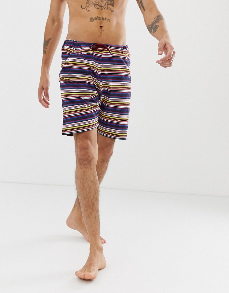 Le Breve co-ord striped jersey shorts