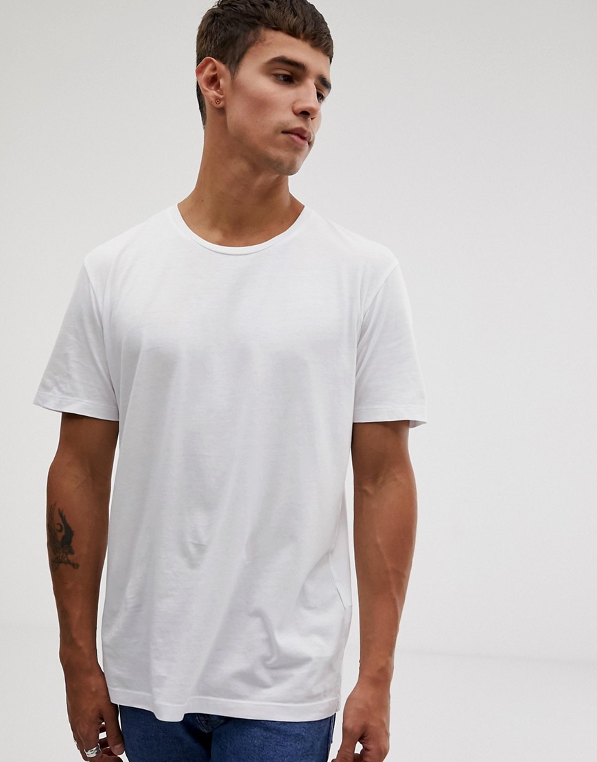 Celio regular fit crew neck t-shirt in white