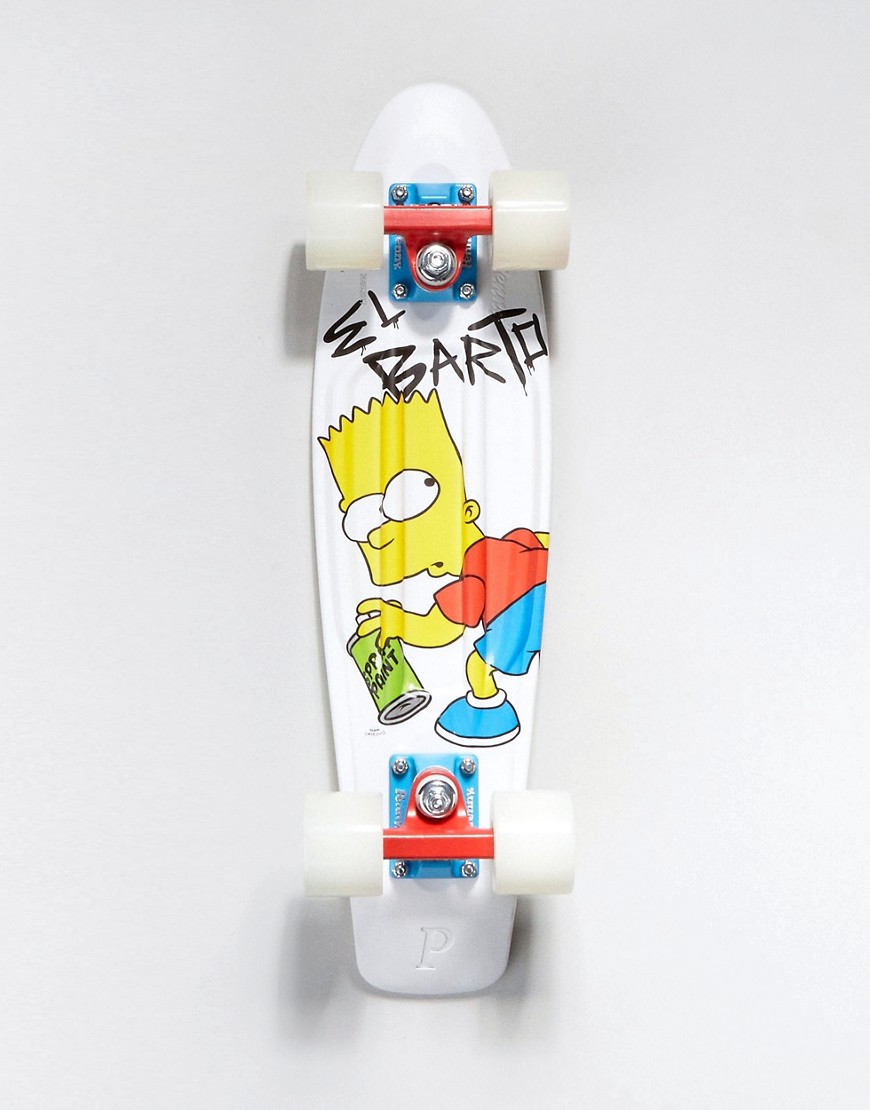 Penny x The Simpsons Bart Skateboard - 22 inch - White
