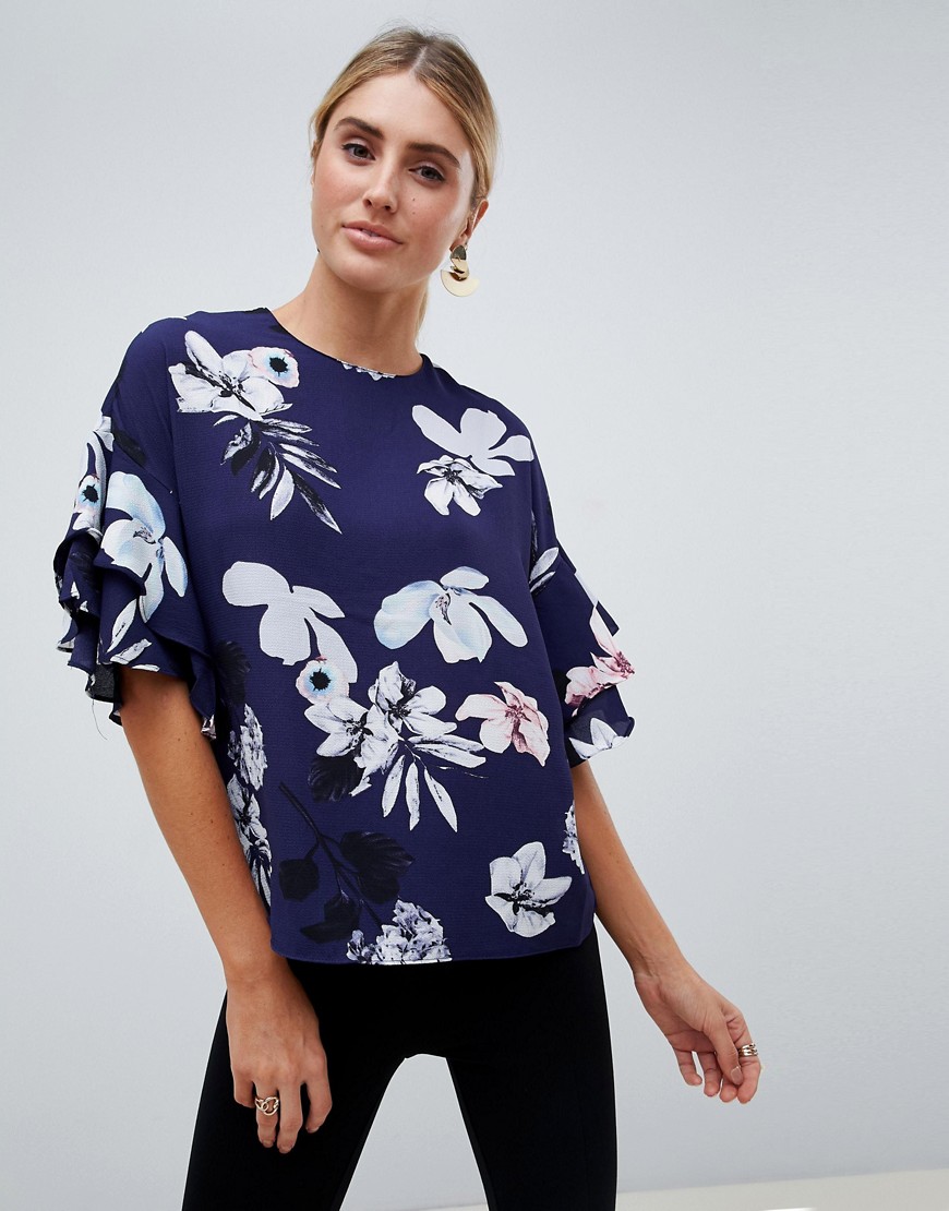 AX Paris floral printed blouse