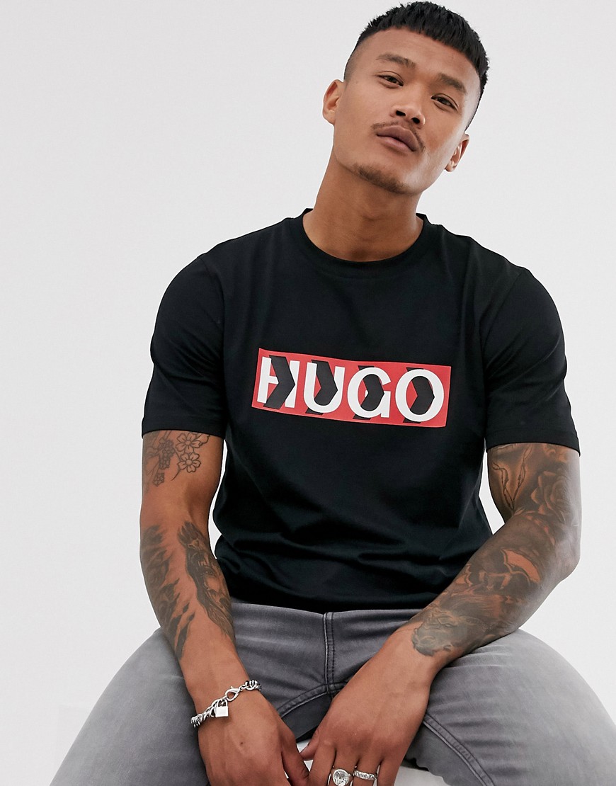 HUGO x Liam Payne chevron logo t-shirt in black