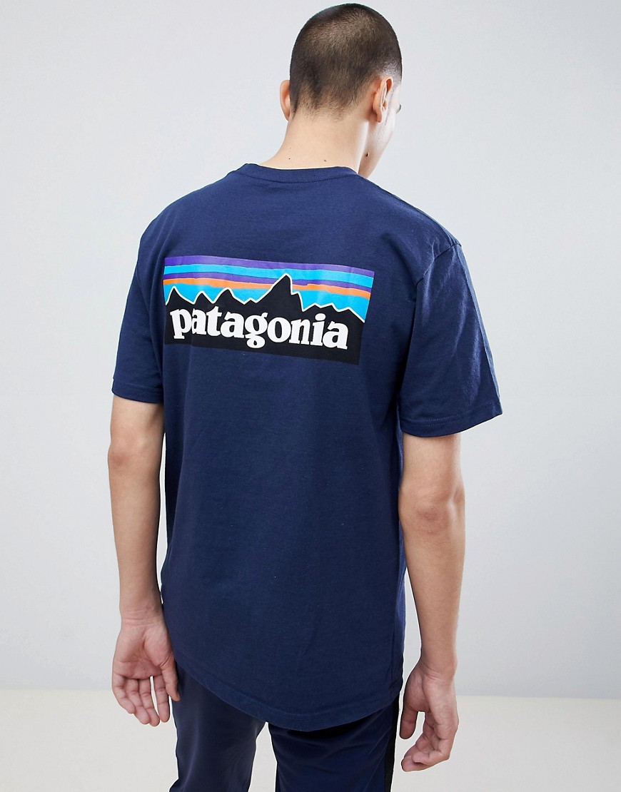 Patagonia P-6 Logo Responsibili-Tee T-Shirt in Navy - Navy