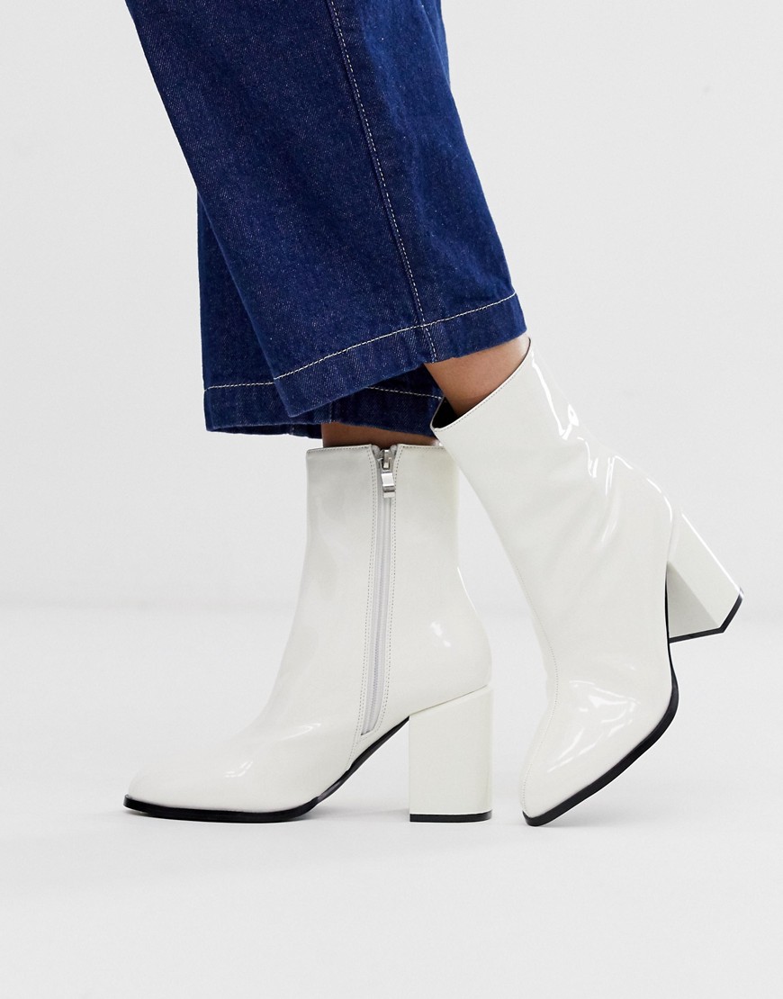 Raid Emery White Ankle Boots | ModeSens