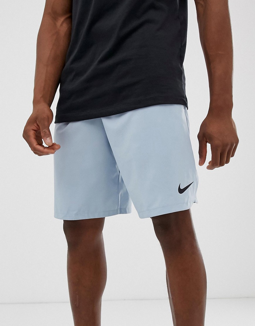 Nike Training flex 2.0 shorts in blue