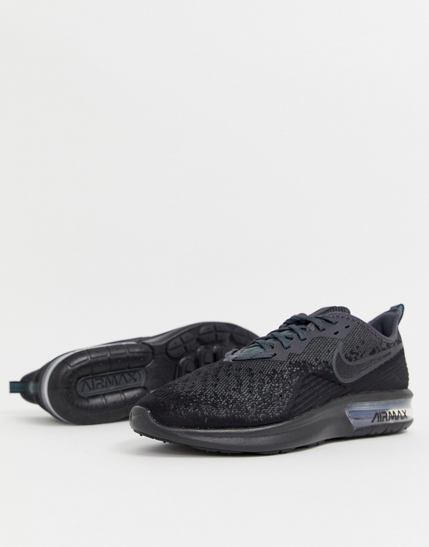 Nike Running Air Max sequent 4 trainers in black ao4485-002