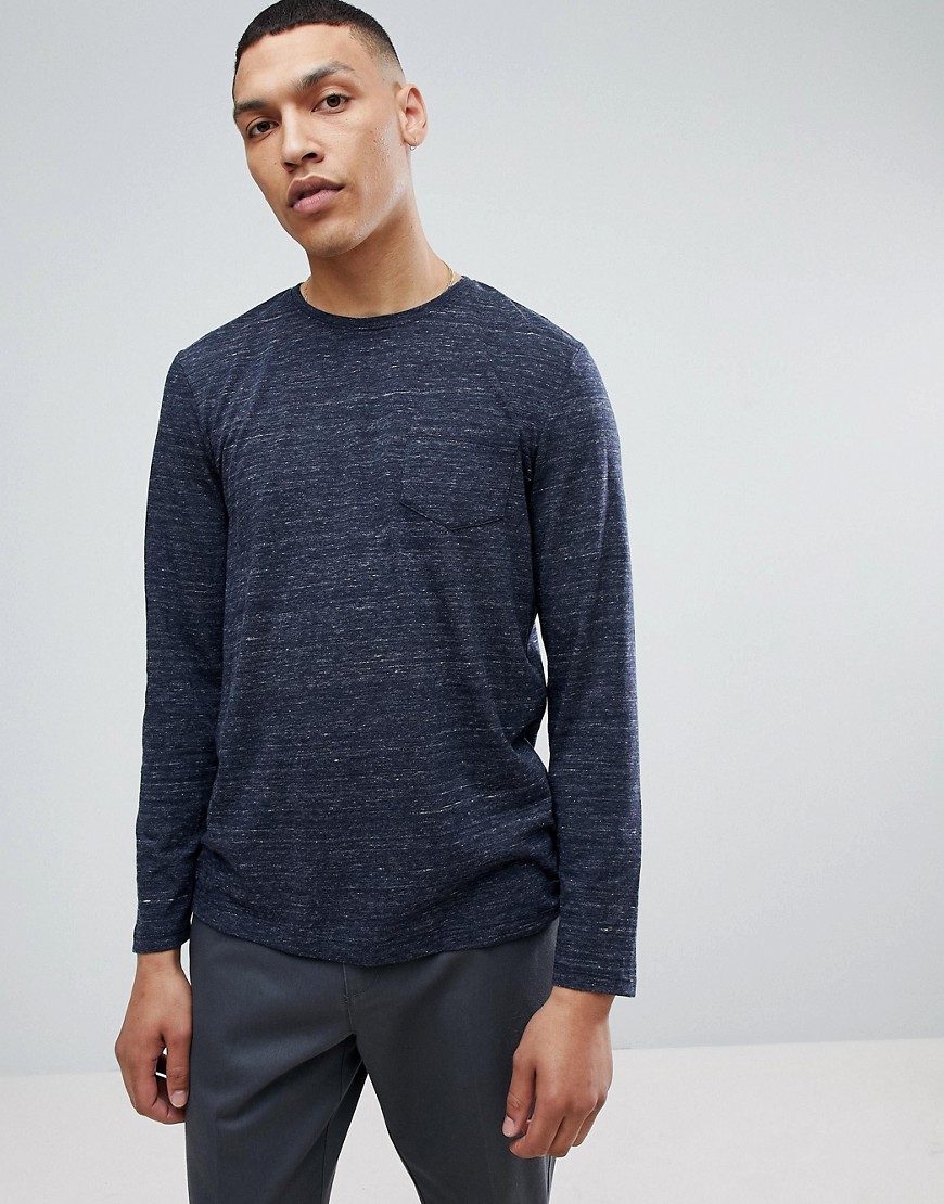 Common People Space Dye Top - Navy