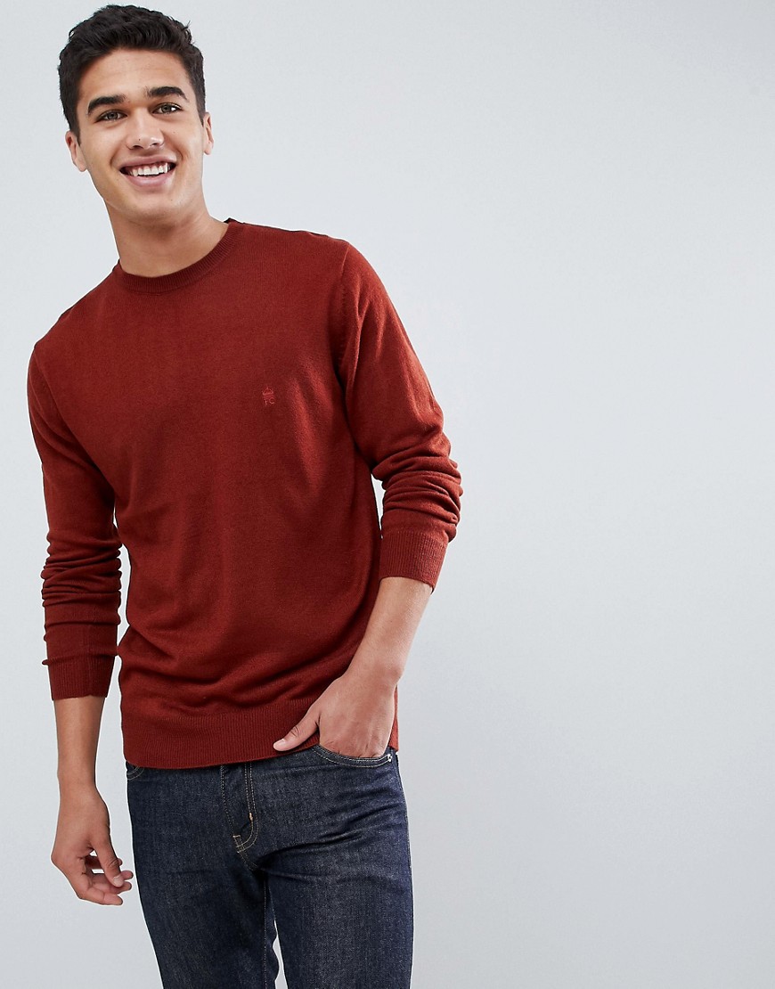 French Connection Plain Logo Crew Neck Knit Jumper