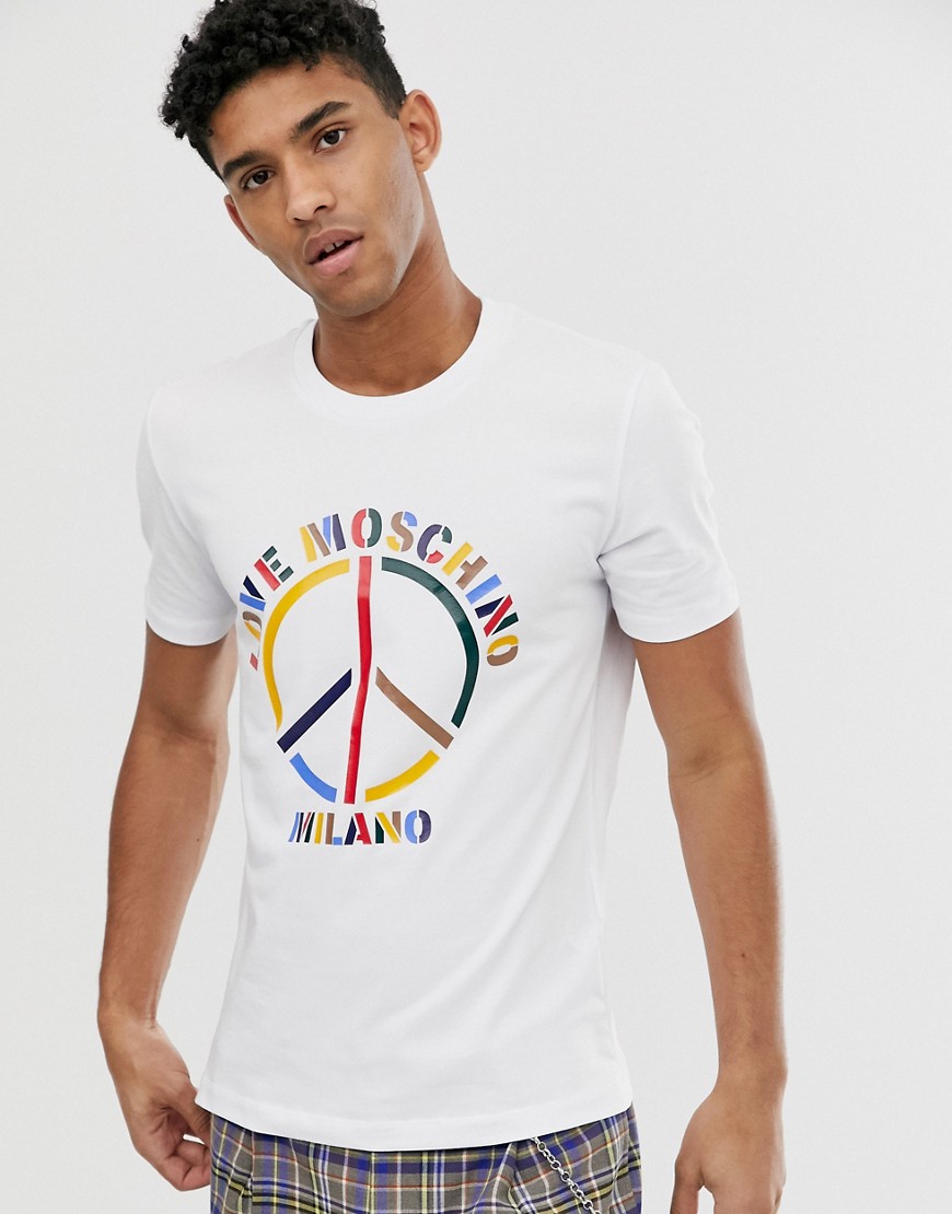 Love Moschino peace t-shirt