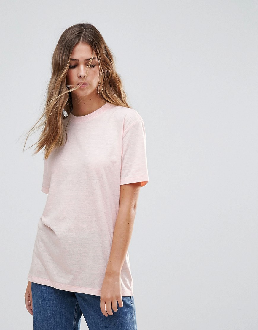 Bethnals Slubby Core T-Shirt - Pink