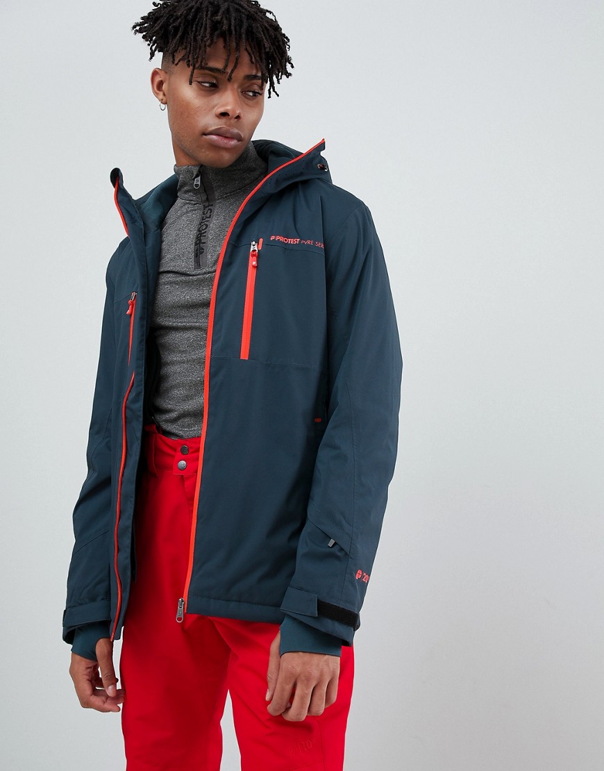 Protest Clavin Snow Jacket in Navy