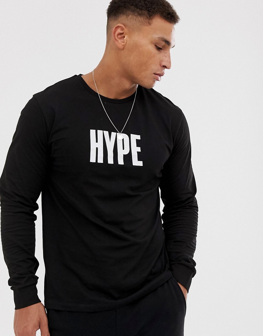 Hype logo long sleeve top