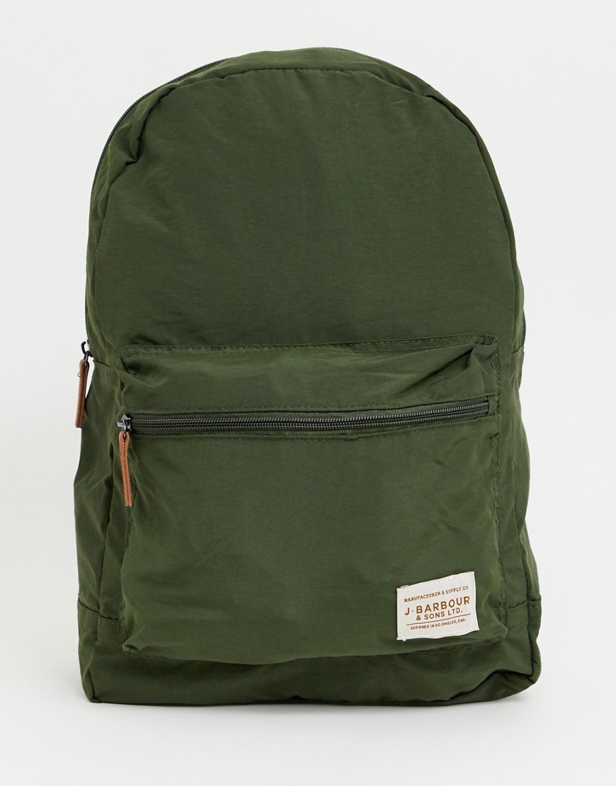 Barbour light weight backpack in green