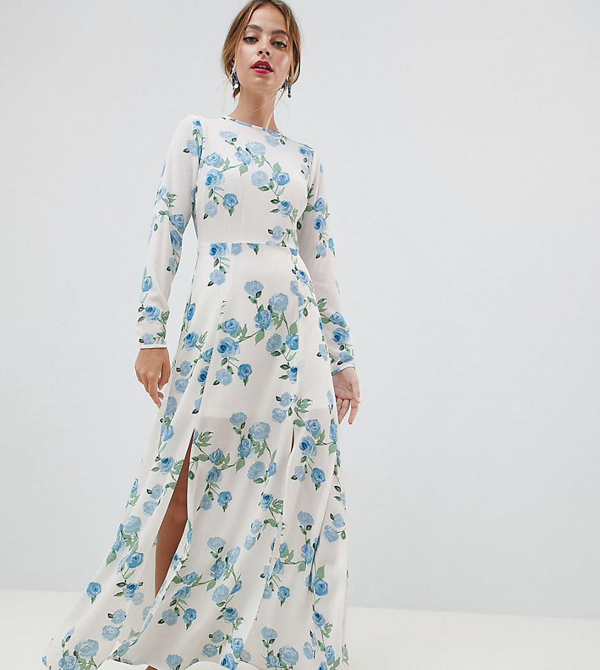 Miss Selfridge Petite maxi dress in floral print