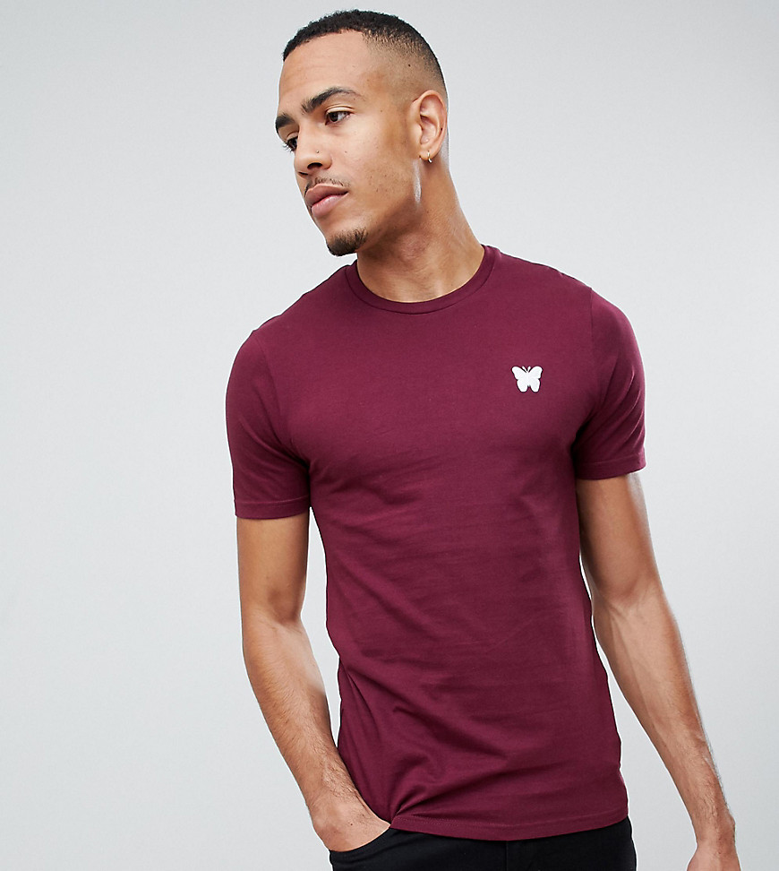 Good For Nothing muscle t-shirt in burgundy with chest logo exclusive to ASOS