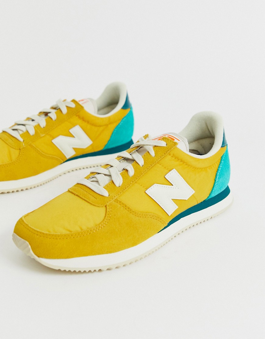 New Balance 220 trainers in yellow