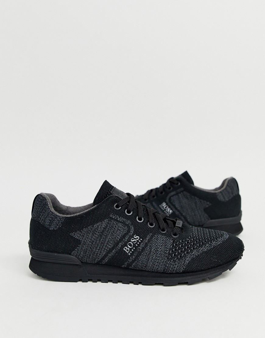 BOSS Parkour trainers in black