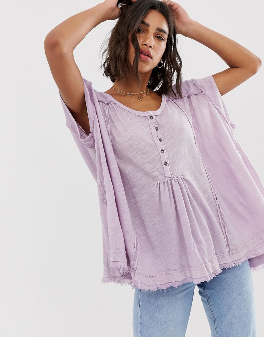 Free People Aster henley shirt