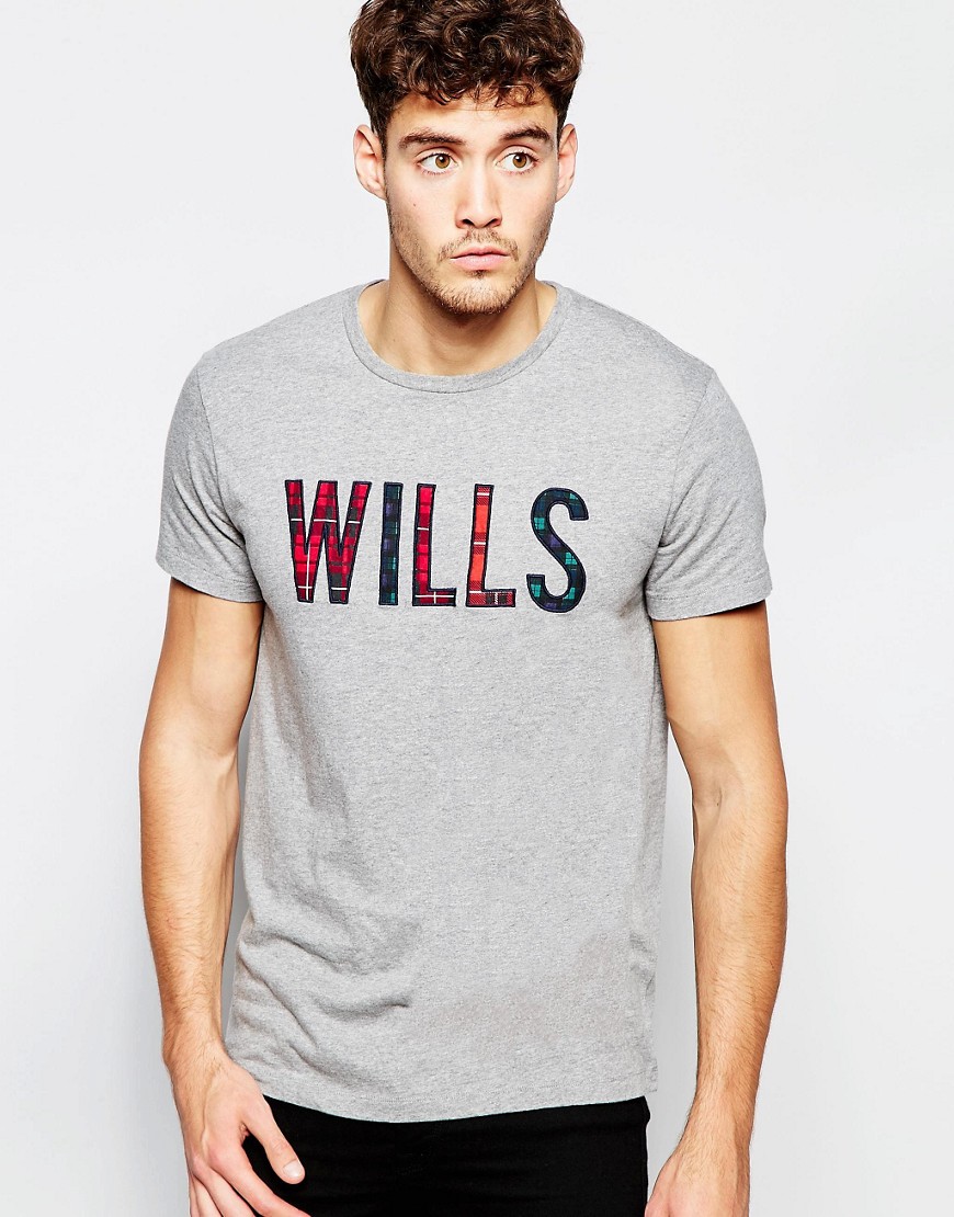 Jack Wills | Jack Wills T-Shirt With Applique In Grey at ASOS