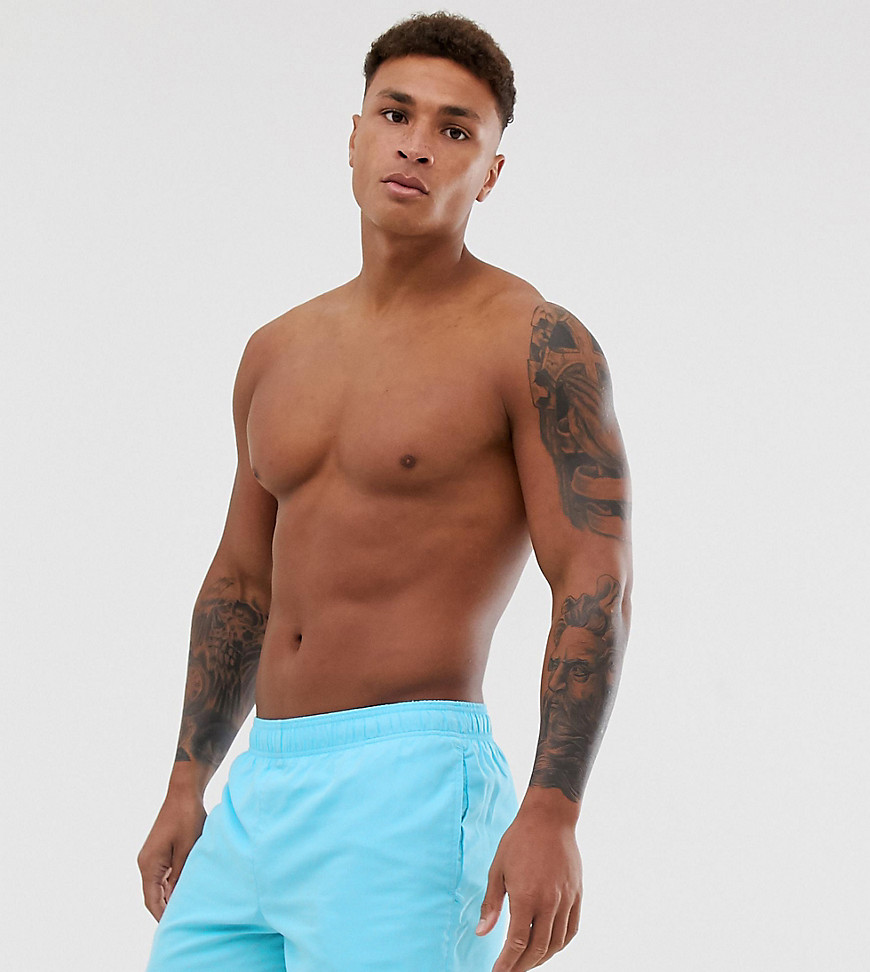 Nike Swimming exclusive volley super short swim short in blue