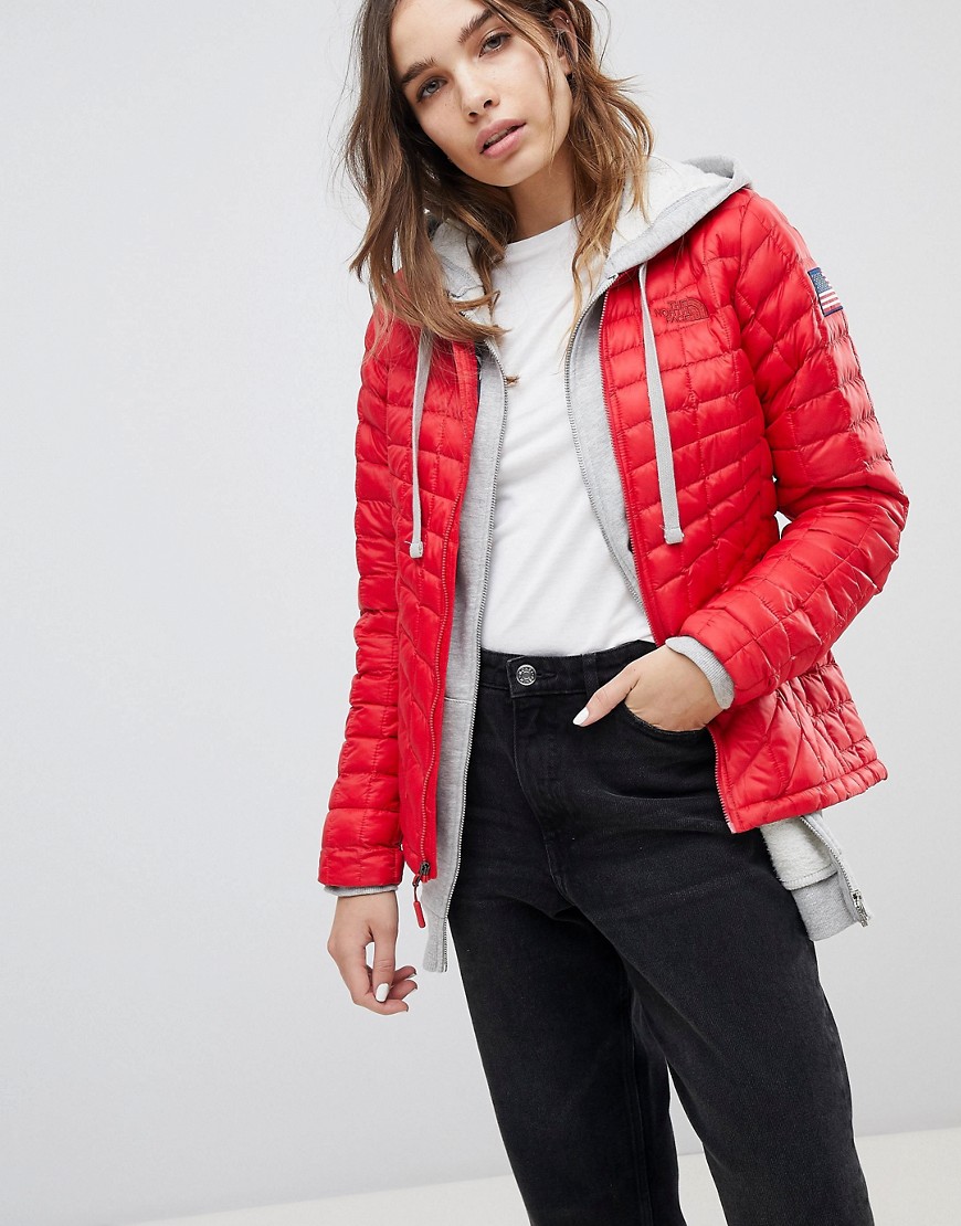The North Face International Thermoball Jacket In Red - 682