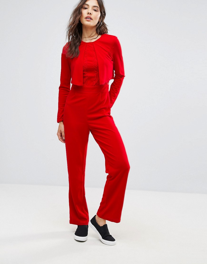 Oeuvre Jumpsuit - Red
