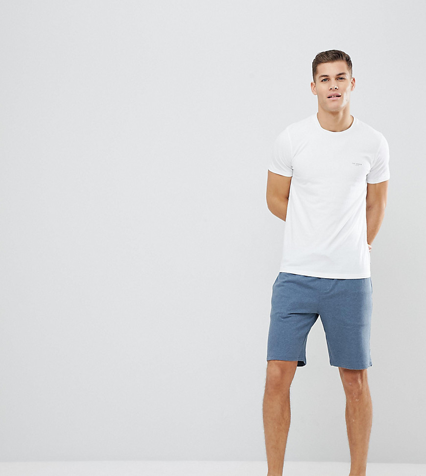 Ted Baker Pleco Lounge T-Shirt & Shorts Set - Blue